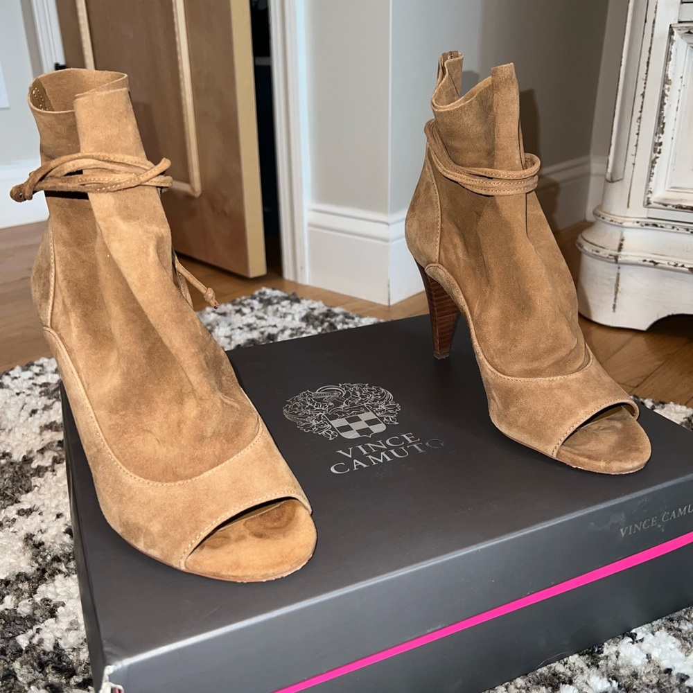 Vince Camuto Peeptoe Bootie Heals - image 2